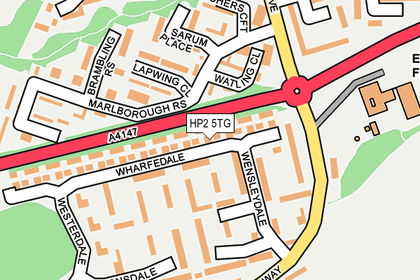 HP2 5TG map - OS OpenMap – Local (Ordnance Survey)