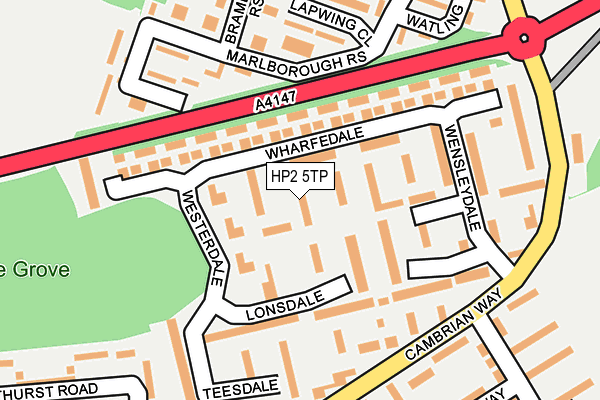 HP2 5TP map - OS OpenMap – Local (Ordnance Survey)