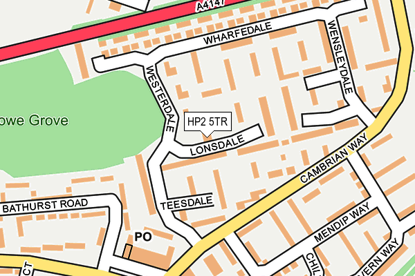 HP2 5TR map - OS OpenMap – Local (Ordnance Survey)