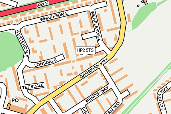 HP2 5TS map - OS OpenMap – Local (Ordnance Survey)