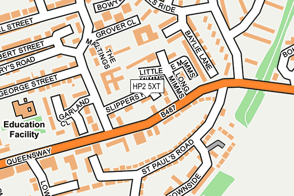 HP2 5XT map - OS OpenMap – Local (Ordnance Survey)