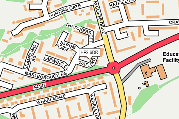 HP2 6DR map - OS OpenMap – Local (Ordnance Survey)