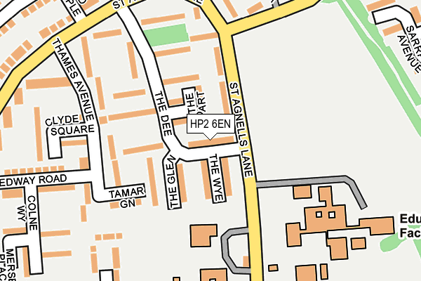 HP2 6EN map - OS OpenMap – Local (Ordnance Survey)