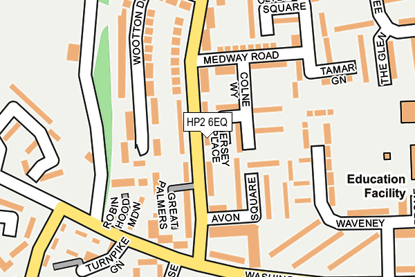 HP2 6EQ map - OS OpenMap – Local (Ordnance Survey)