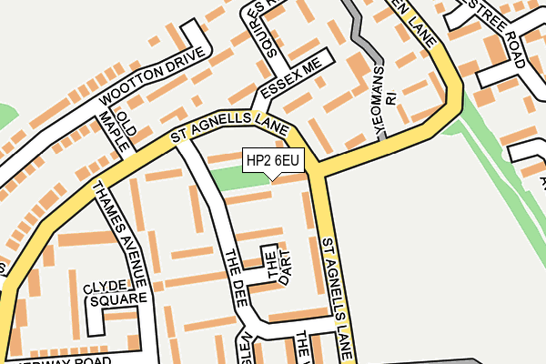 HP2 6EU map - OS OpenMap – Local (Ordnance Survey)