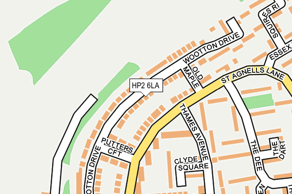 HP2 6LA map - OS OpenMap – Local (Ordnance Survey)