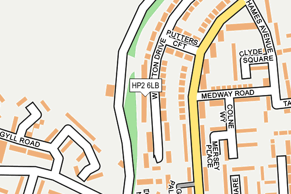 HP2 6LB map - OS OpenMap – Local (Ordnance Survey)