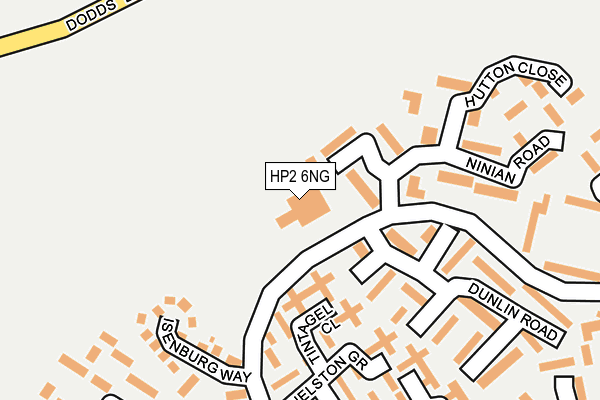 HP2 6NG map - OS OpenMap – Local (Ordnance Survey)