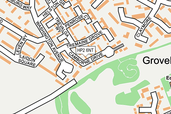 HP2 6NT map - OS OpenMap – Local (Ordnance Survey)