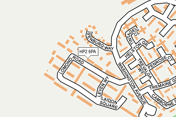 HP2 6PA map - OS OpenMap – Local (Ordnance Survey)