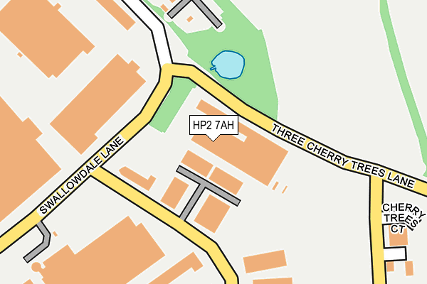 HP2 7AH map - OS OpenMap – Local (Ordnance Survey)