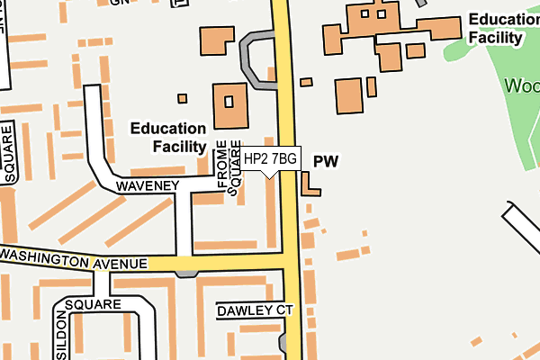 HP2 7BG map - OS OpenMap – Local (Ordnance Survey)