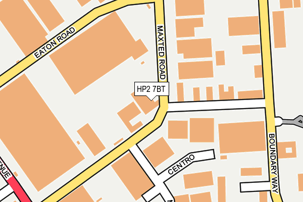 HP2 7BT map - OS OpenMap – Local (Ordnance Survey)