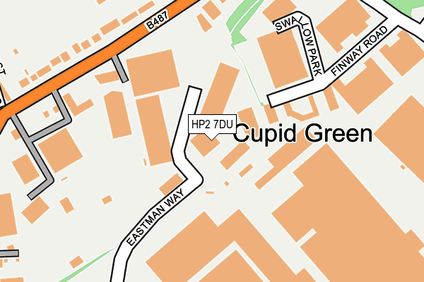 HP2 7DU map - OS OpenMap – Local (Ordnance Survey)