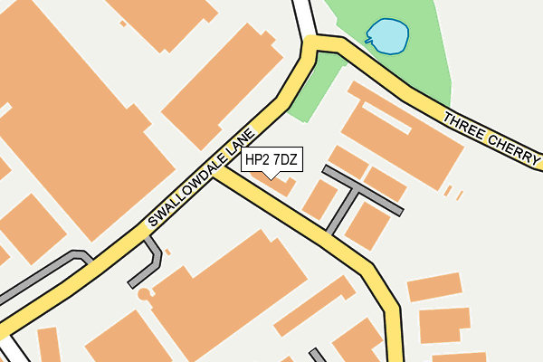HP2 7DZ map - OS OpenMap – Local (Ordnance Survey)
