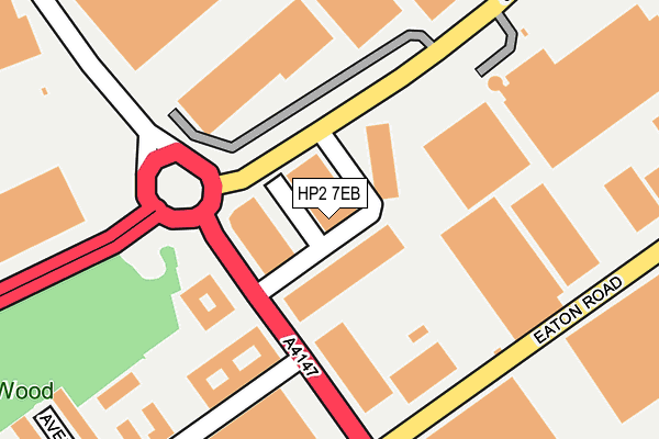 HP2 7EB map - OS OpenMap – Local (Ordnance Survey)