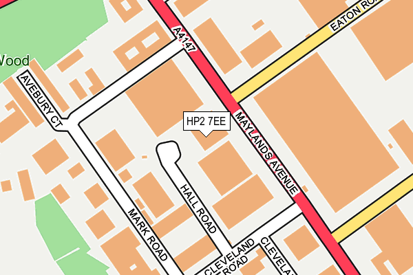 HP2 7EE map - OS OpenMap – Local (Ordnance Survey)