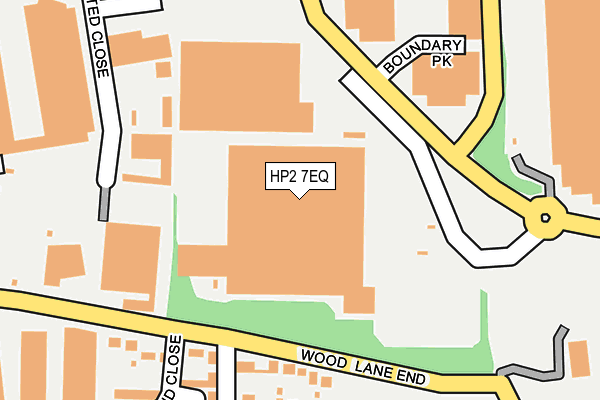 HP2 7EQ map - OS OpenMap – Local (Ordnance Survey)