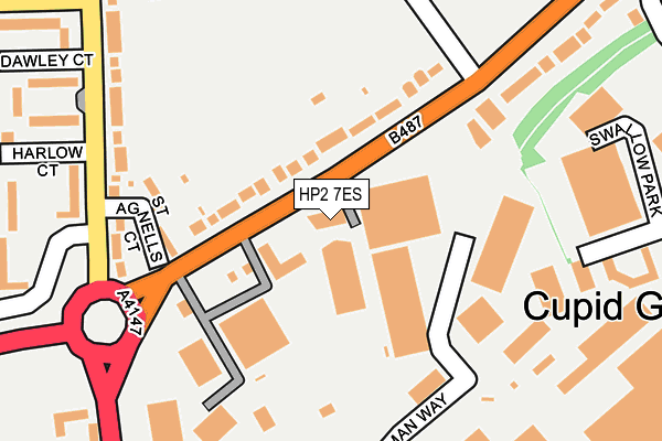 HP2 7ES map - OS OpenMap – Local (Ordnance Survey)