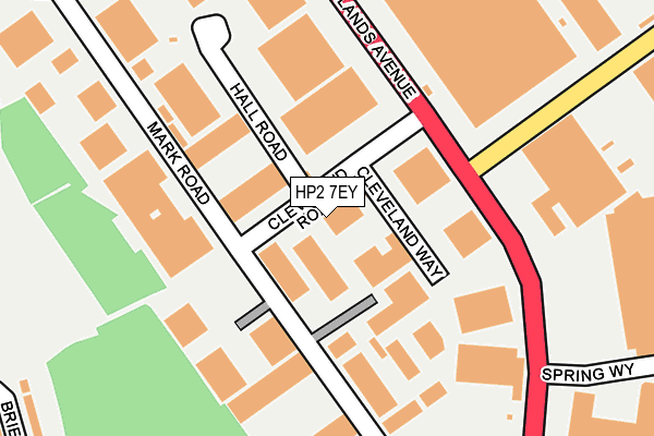 HP2 7EY map - OS OpenMap – Local (Ordnance Survey)