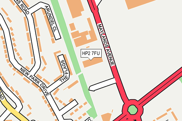 HP2 7FU map - OS OpenMap – Local (Ordnance Survey)