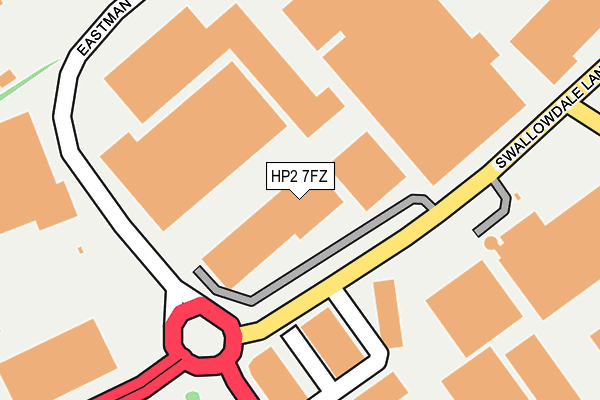 HP2 7FZ map - OS OpenMap – Local (Ordnance Survey)