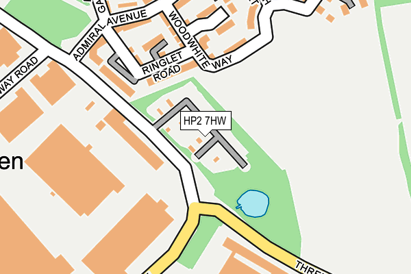 HP2 7HW map - OS OpenMap – Local (Ordnance Survey)
