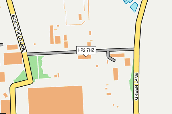 HP2 7HZ map - OS OpenMap – Local (Ordnance Survey)