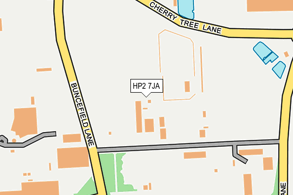 HP2 7JA map - OS OpenMap – Local (Ordnance Survey)