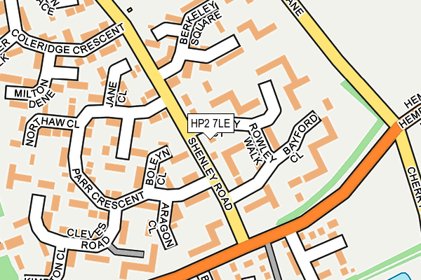 HP2 7LE map - OS OpenMap – Local (Ordnance Survey)