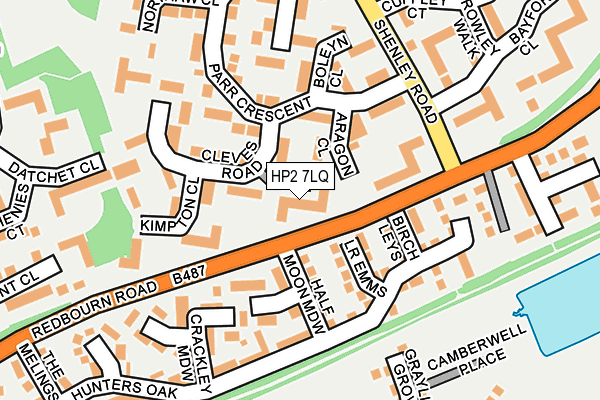 HP2 7LQ map - OS OpenMap – Local (Ordnance Survey)