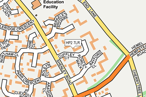 HP2 7LR map - OS OpenMap – Local (Ordnance Survey)