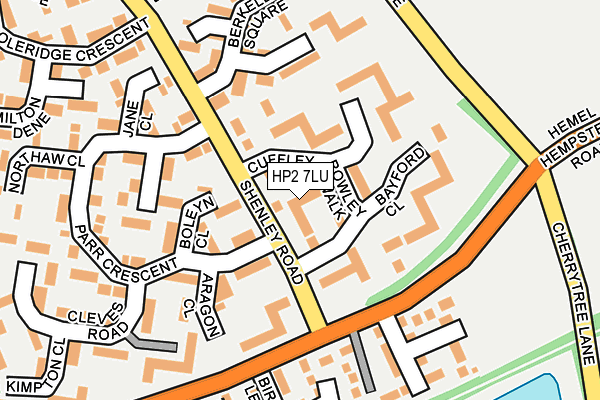 HP2 7LU map - OS OpenMap – Local (Ordnance Survey)