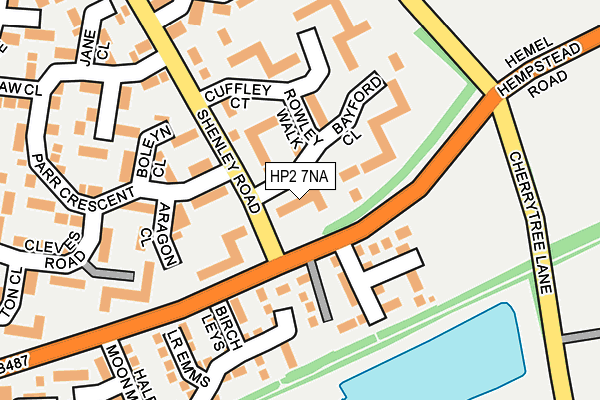 HP2 7NA map - OS OpenMap – Local (Ordnance Survey)