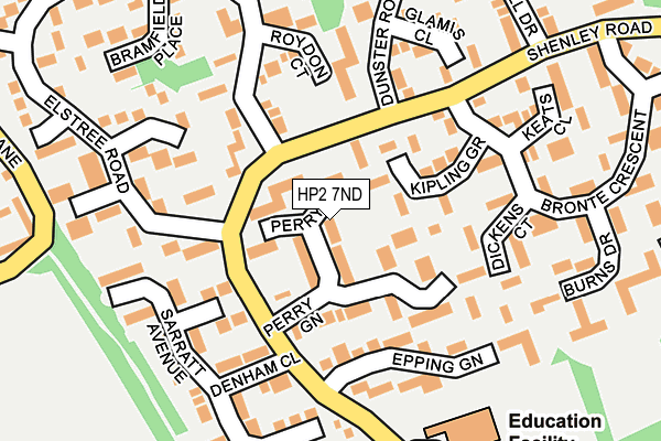 HP2 7ND map - OS OpenMap – Local (Ordnance Survey)