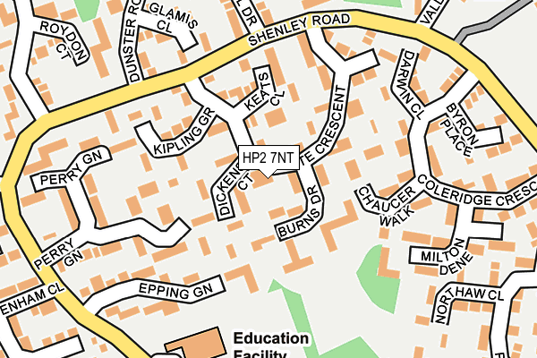 HP2 7NT map - OS OpenMap – Local (Ordnance Survey)