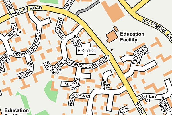HP2 7PG map - OS OpenMap – Local (Ordnance Survey)