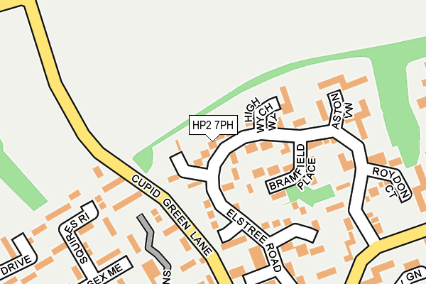 HP2 7PH map - OS OpenMap – Local (Ordnance Survey)