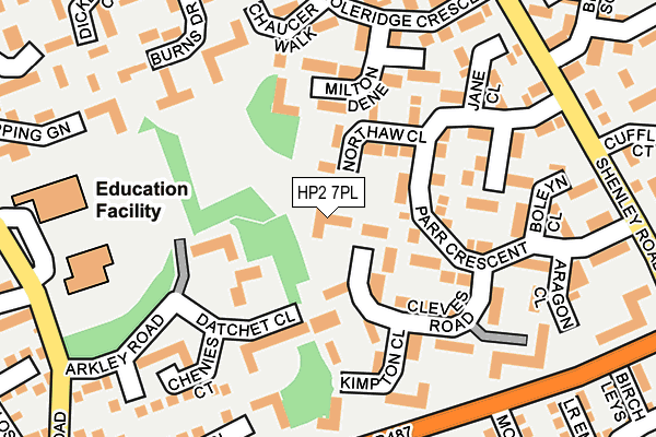 HP2 7PL map - OS OpenMap – Local (Ordnance Survey)