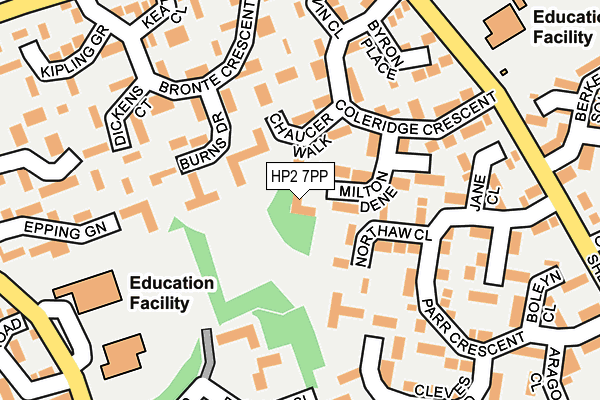 HP2 7PP map - OS OpenMap – Local (Ordnance Survey)