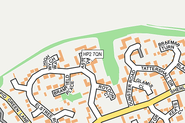 HP2 7QN map - OS OpenMap – Local (Ordnance Survey)