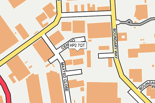 HP2 7QT map - OS OpenMap – Local (Ordnance Survey)