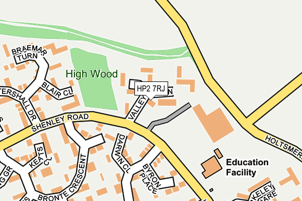 HP2 7RJ map - OS OpenMap – Local (Ordnance Survey)
