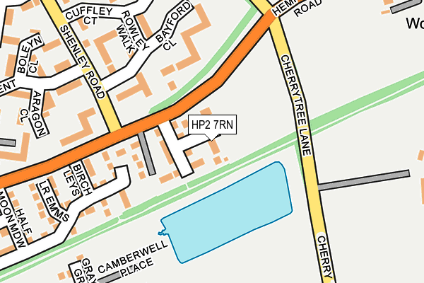 HP2 7RN map - OS OpenMap – Local (Ordnance Survey)