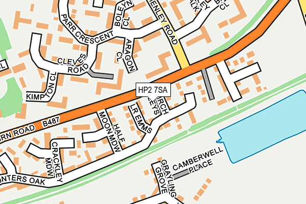 HP2 7SA map - OS OpenMap – Local (Ordnance Survey)