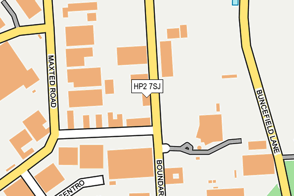 HP2 7SJ map - OS OpenMap – Local (Ordnance Survey)
