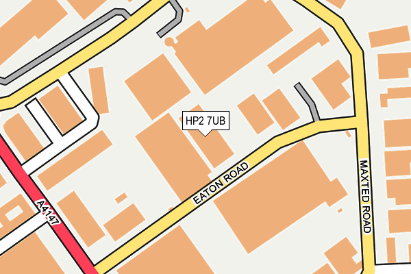 HP2 7UB map - OS OpenMap – Local (Ordnance Survey)