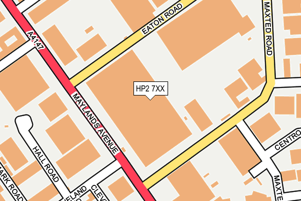 HP2 7XX map - OS OpenMap – Local (Ordnance Survey)