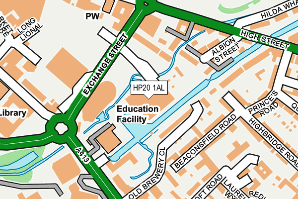 HP20 1AL map - OS OpenMap – Local (Ordnance Survey)