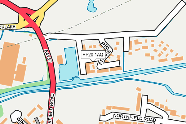 HP20 1AQ map - OS OpenMap – Local (Ordnance Survey)